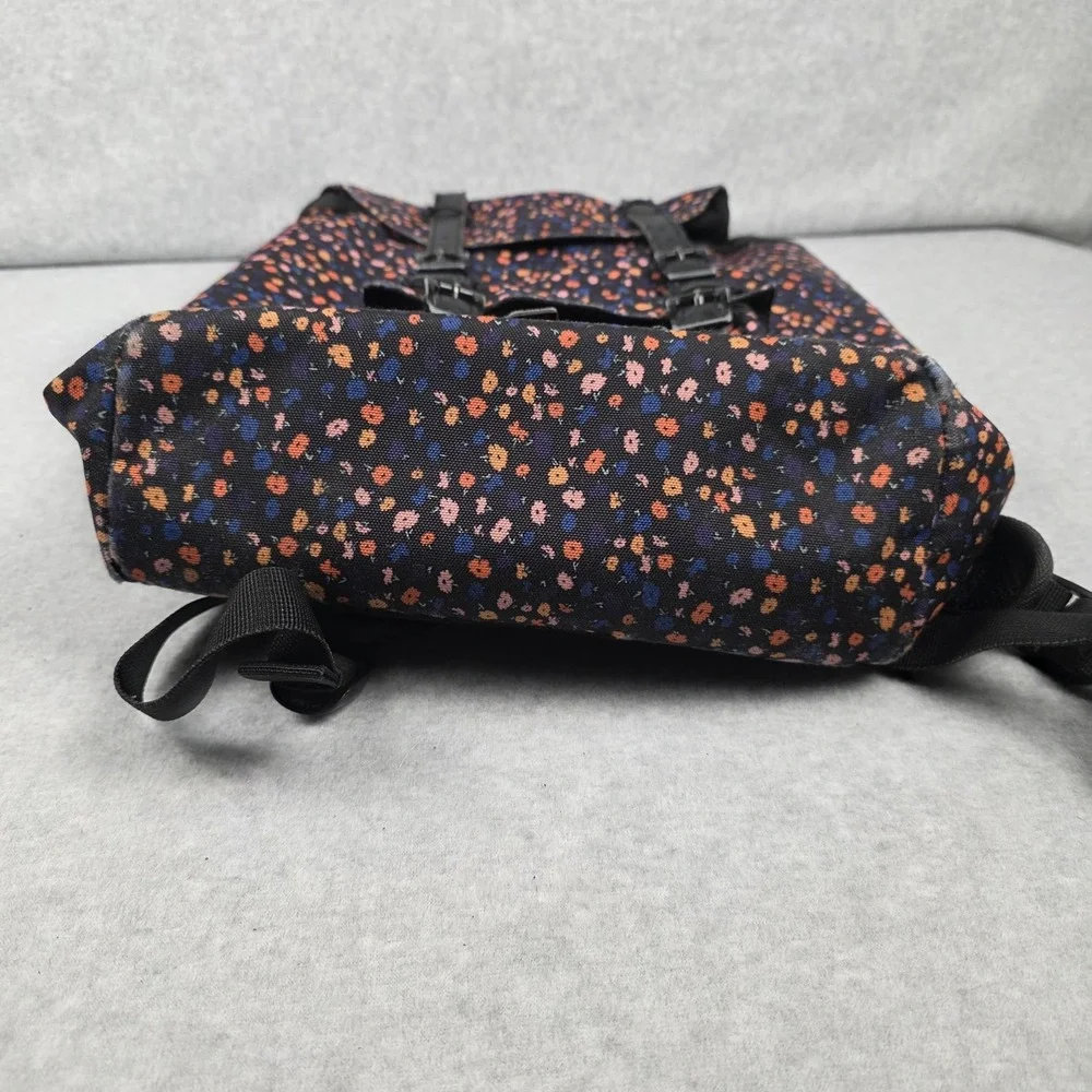 Herschel Backpack Black Floral Goth Laptop Compartment Women School Travel‎ Bag